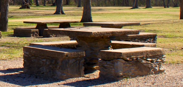 One double table and two single tables, 2013